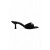 38058 Women Buckle Strap Low Heels Sandals In Black